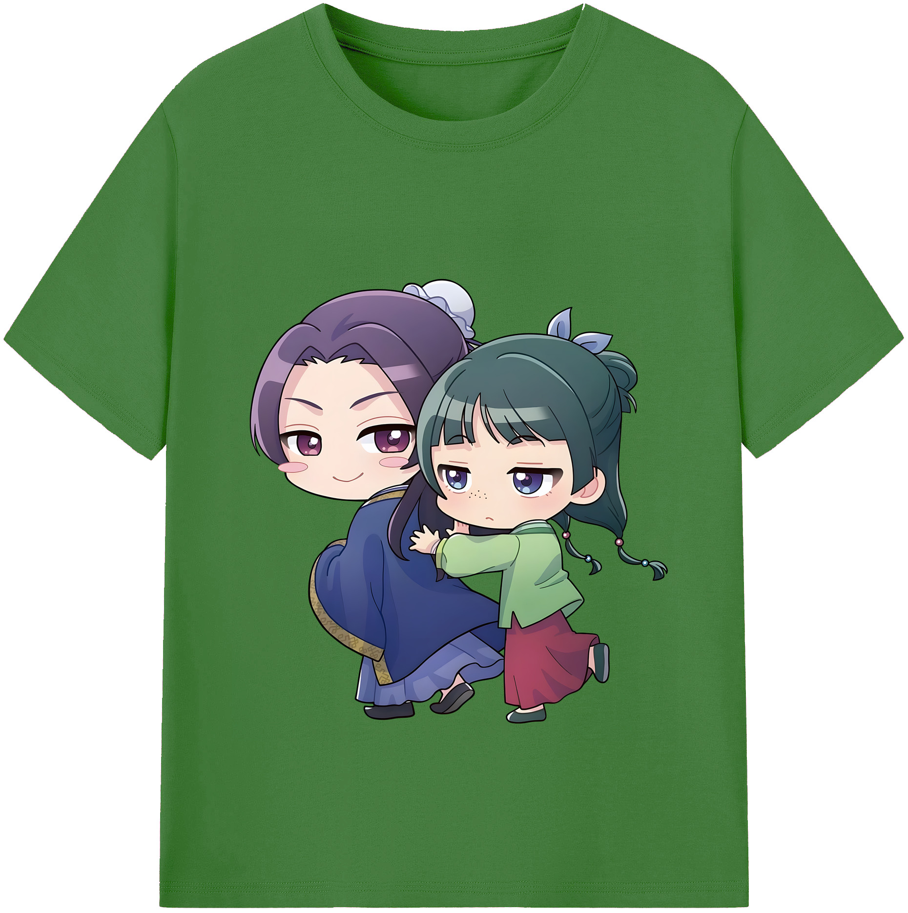 （画像用） 薬屋のひとりごと The Apothecary Diaries レディースカジュアルプリントTシャツ（綿100％）